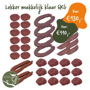 'Lekker makkelijk klaar' pakket 6 KG