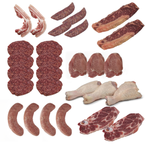BBQ pakket gemengd 5KG